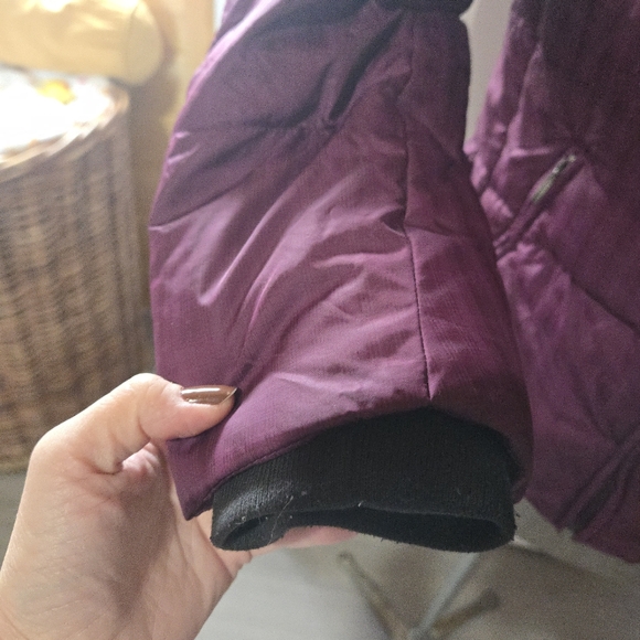 Columbia Plum Purple Puffer Hooded Coat, Size S - Picture 7 of 16